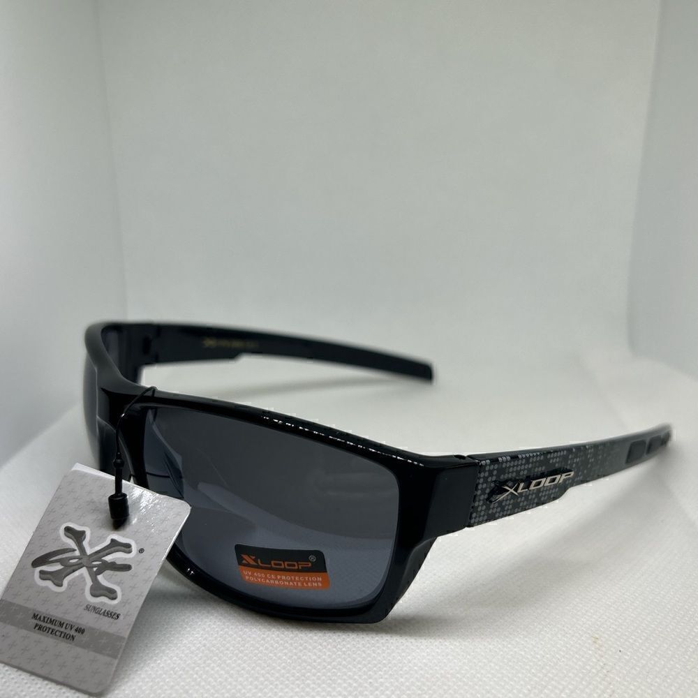 X-Loop Oval Wrap Mens Sunglasses